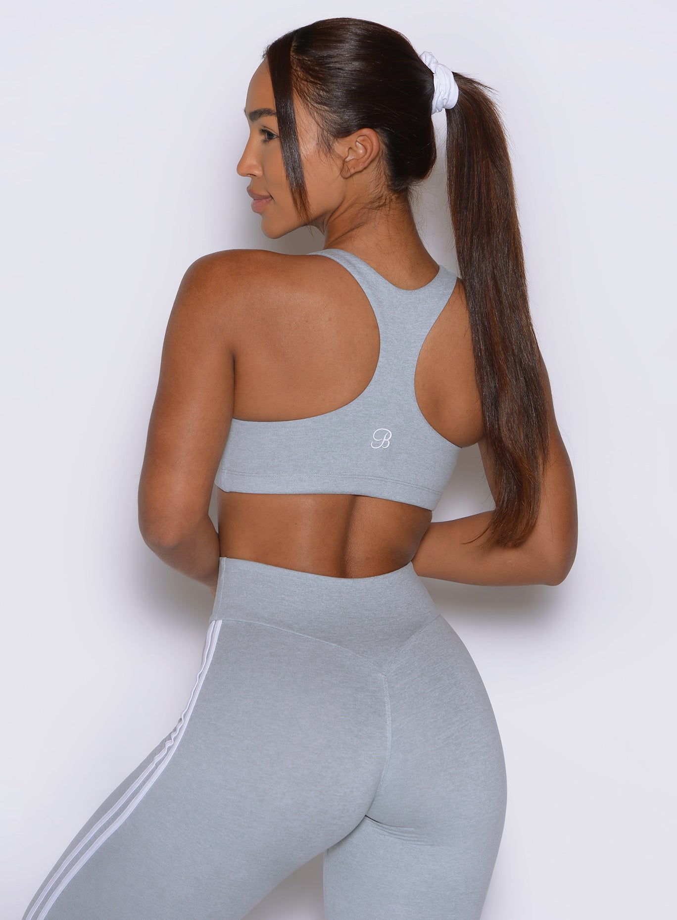 Ergonomic racerback design of the Ice Queen Founder Favorite Bra built for intense movement