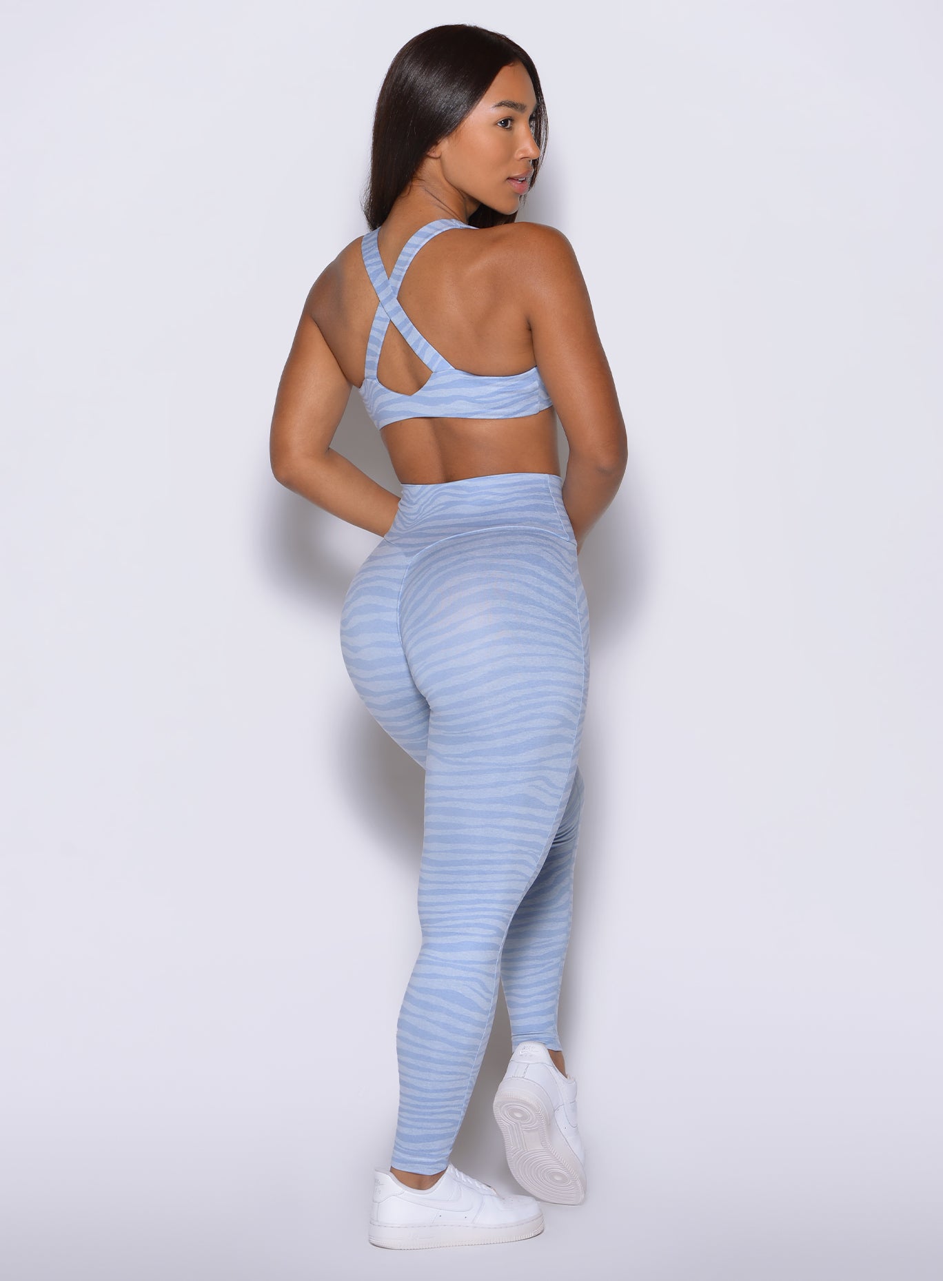 Bold zebra print meets a lifted silhouette with hidden scrunch and sculpting rear shaping