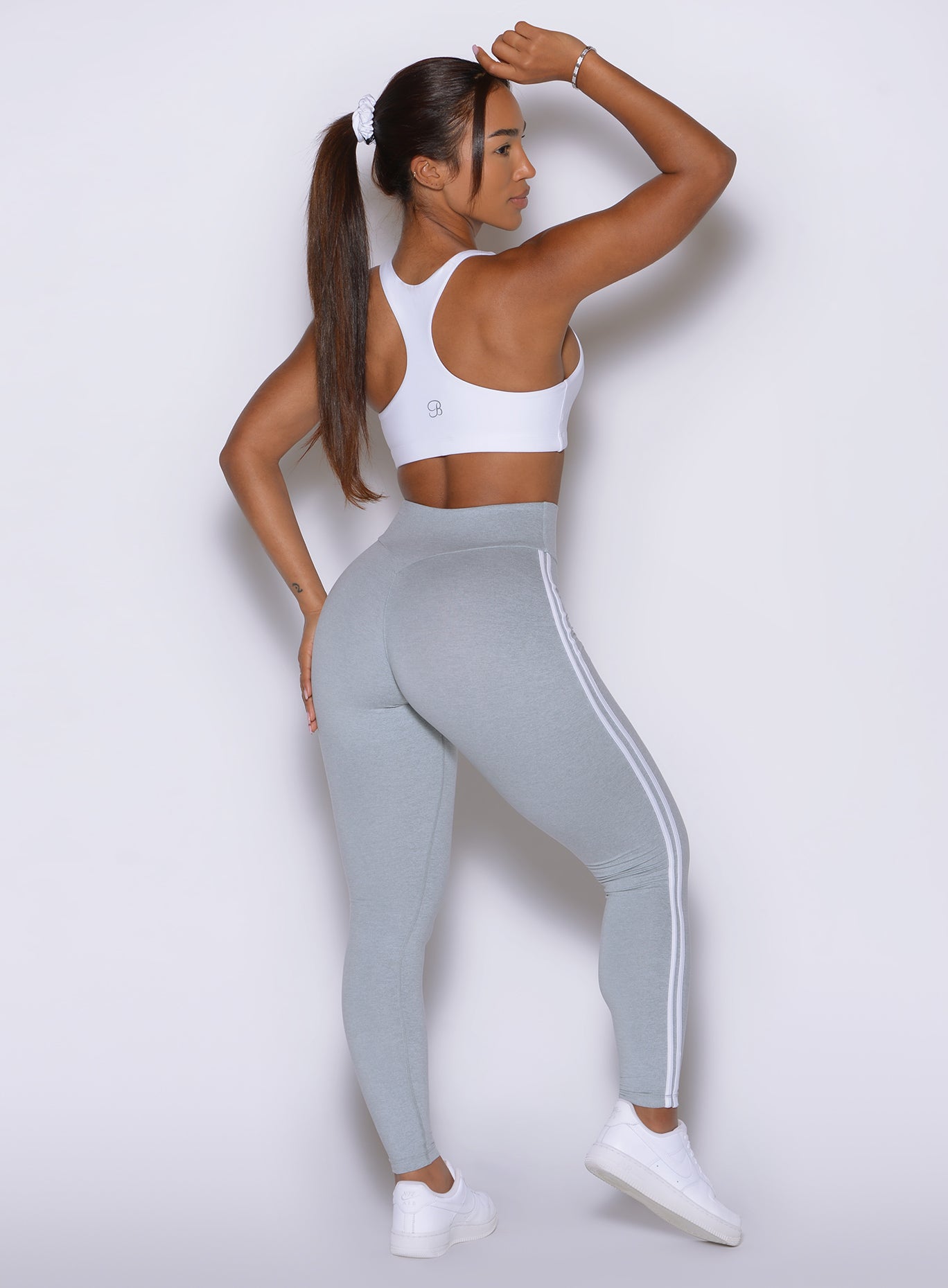 A contoured rear and high-rise waist create a flattering, sculpted look in Ice Queen