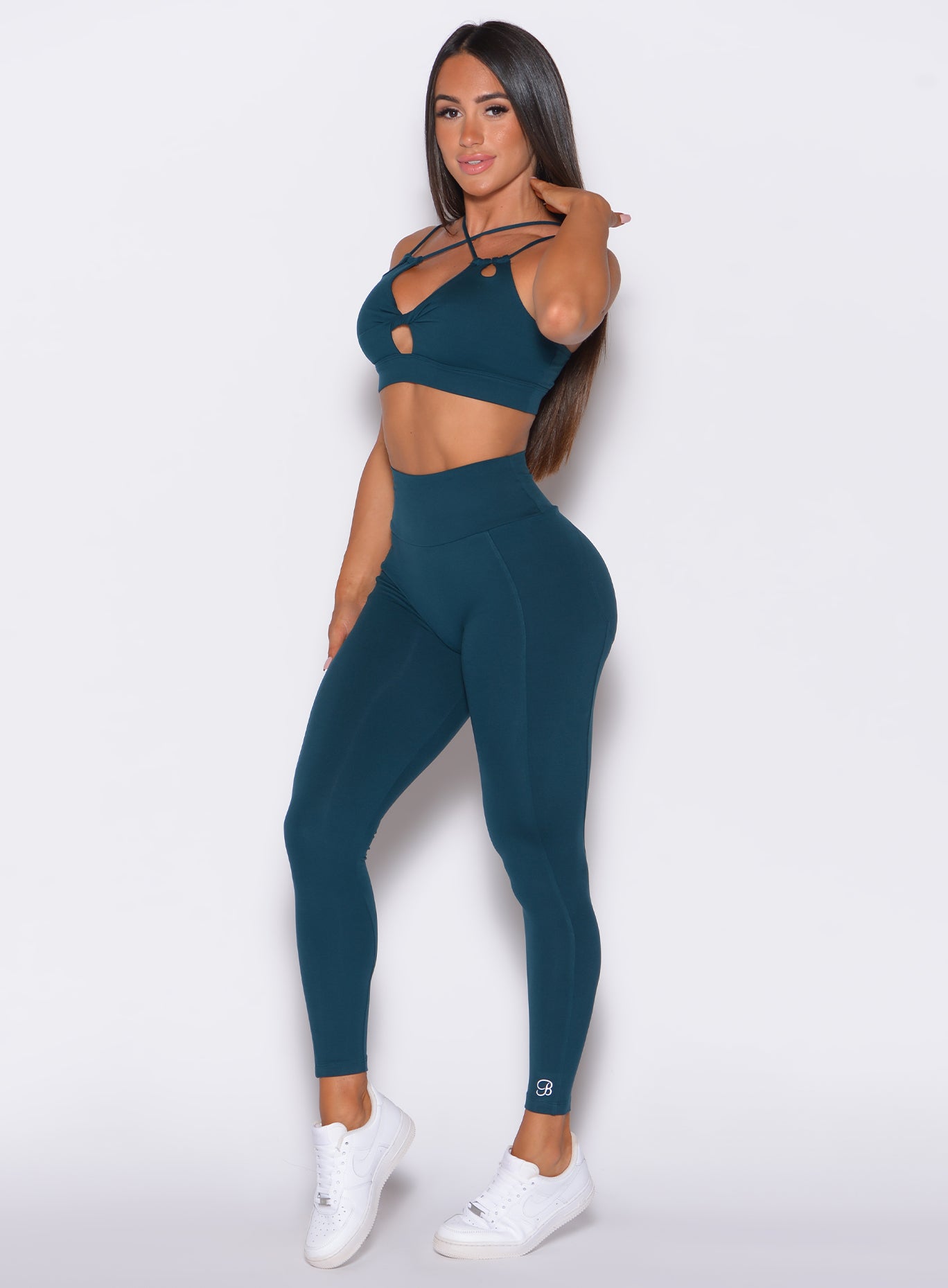Peacock color leggings hotsell