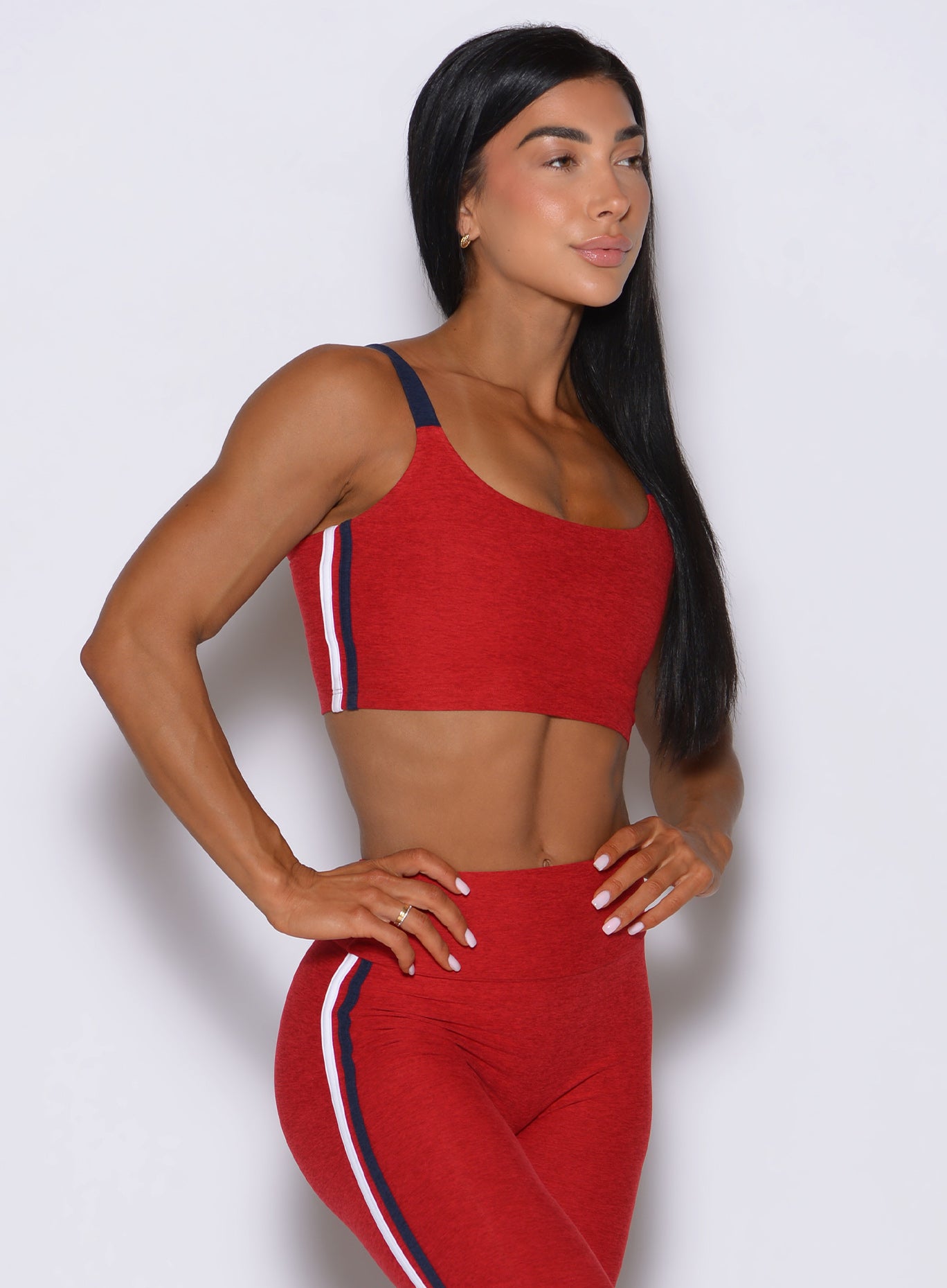 BOMBSHELL SPORTSWEARヨガウェアセット レッド(XS) United Tank | Sunset Red | Bombshell Sportswear