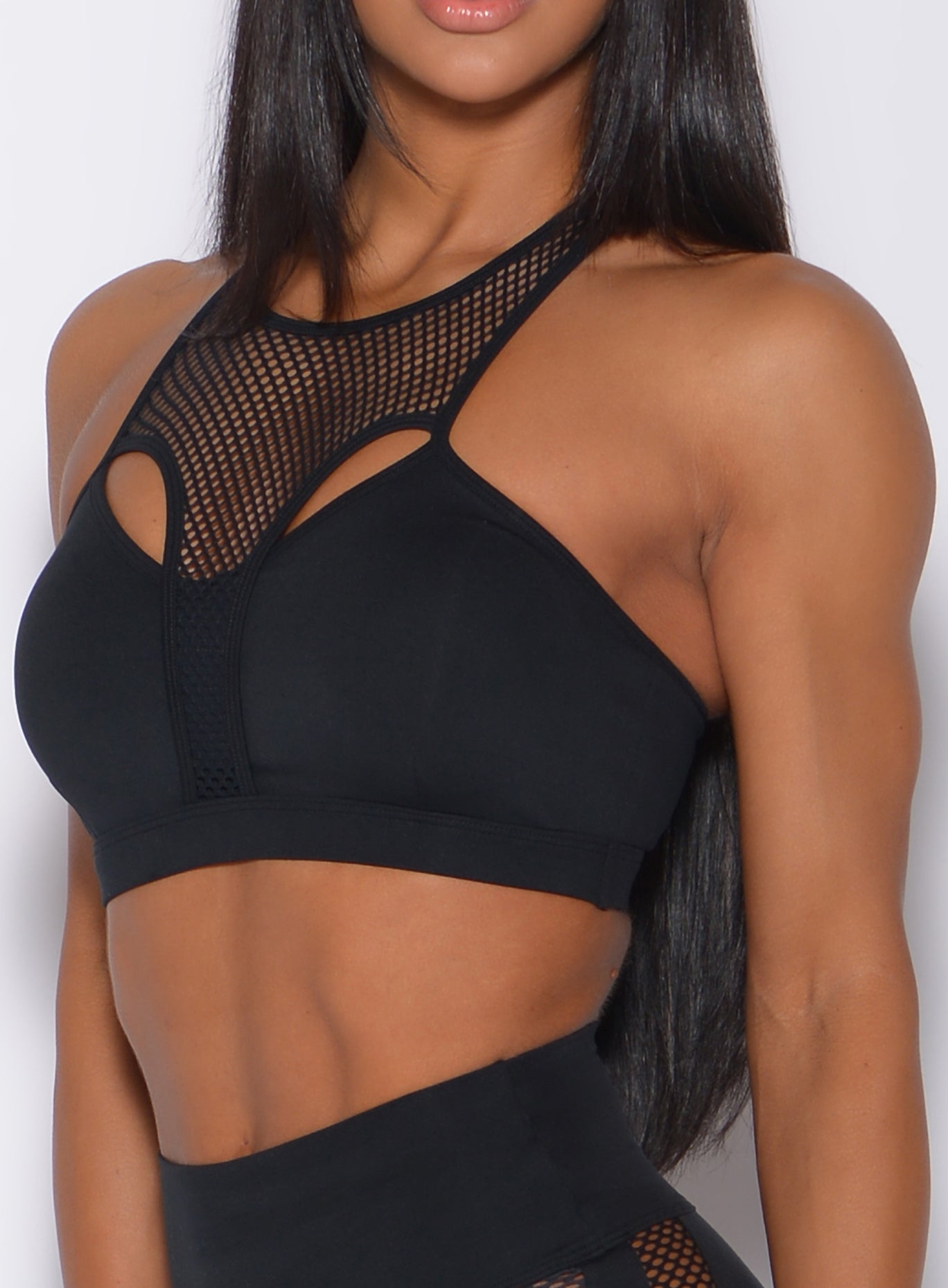 Bombshell Sportswear Iconic Sports Bra Womens Large Mesh OG