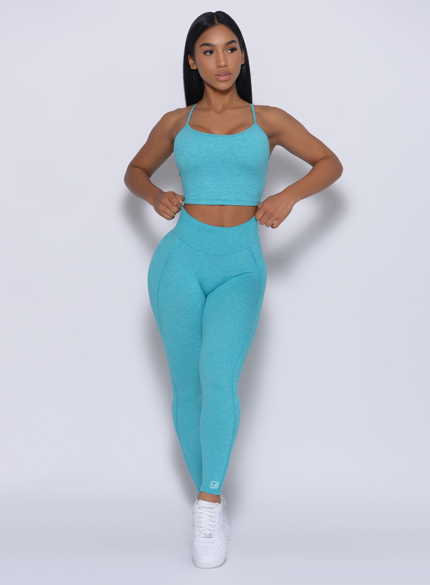 Uplift Leggings Crystal Blue Bombshell Sportswear