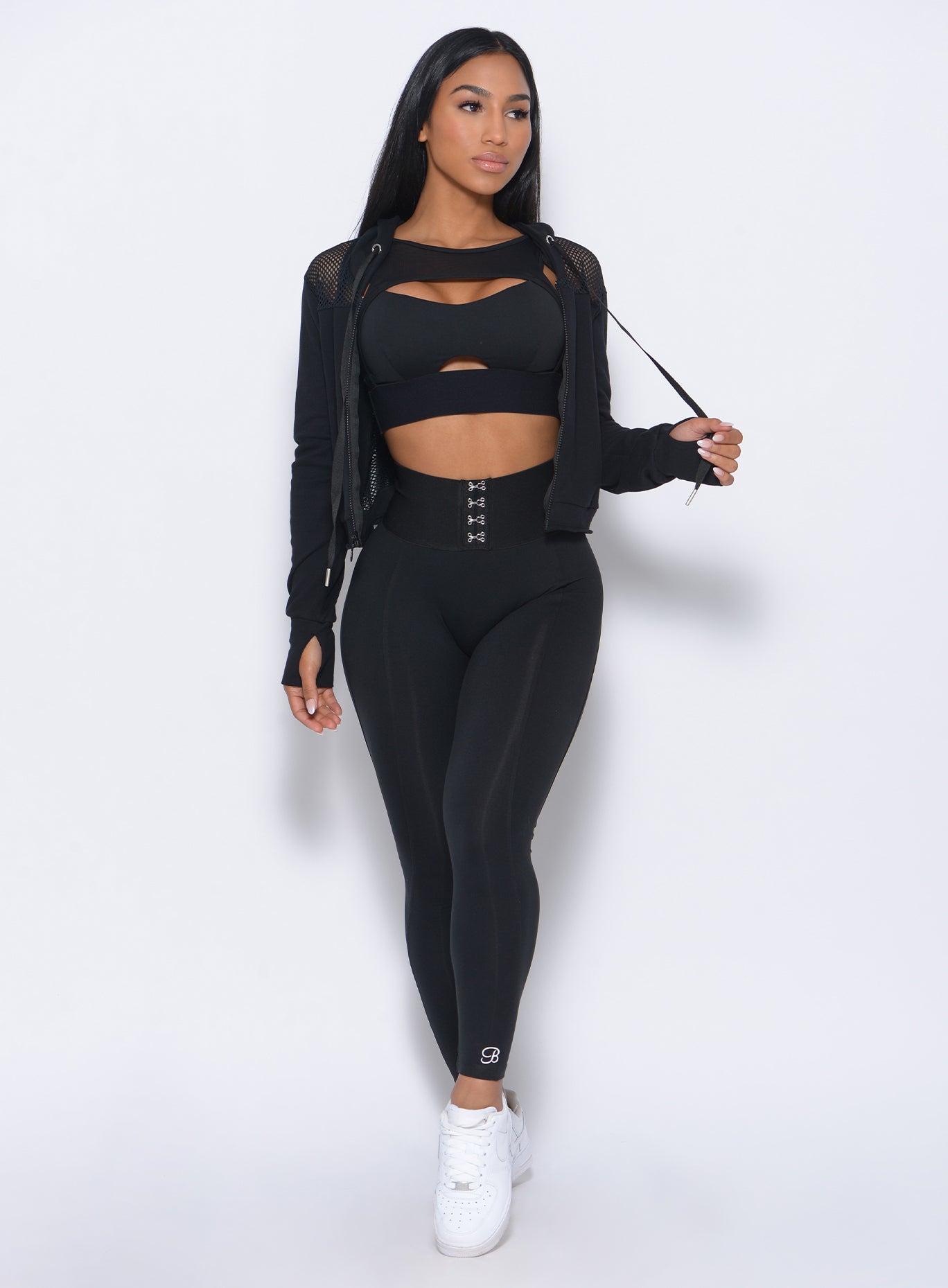 Best selling solid black matching sets