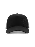 Black B Active Hat featuring a structured brim, breathable mesh back, and silicone front logo.