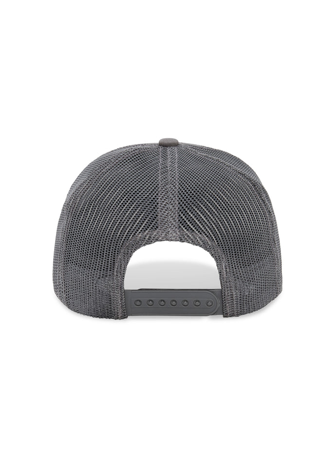 Gray B Active Hat featuring a breathable sporty mesh back and an adjustable snapback closure.