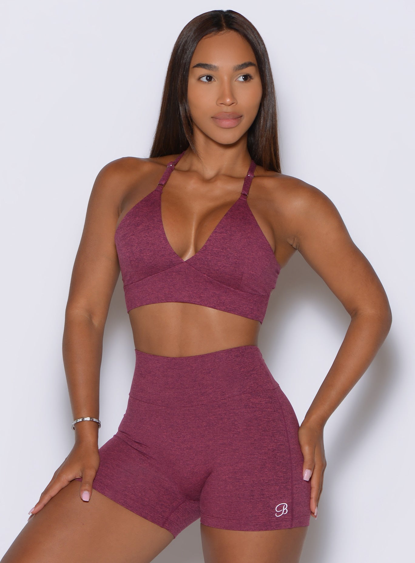 A plunging V neckline enhances the natural shape while the supportive underband keeps the fit secure