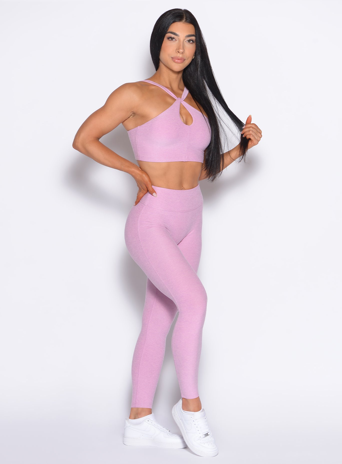 Sculpting Fondant Bombshell Bunny Leggings with a sweetheart butt seam for high-intensity gym days.