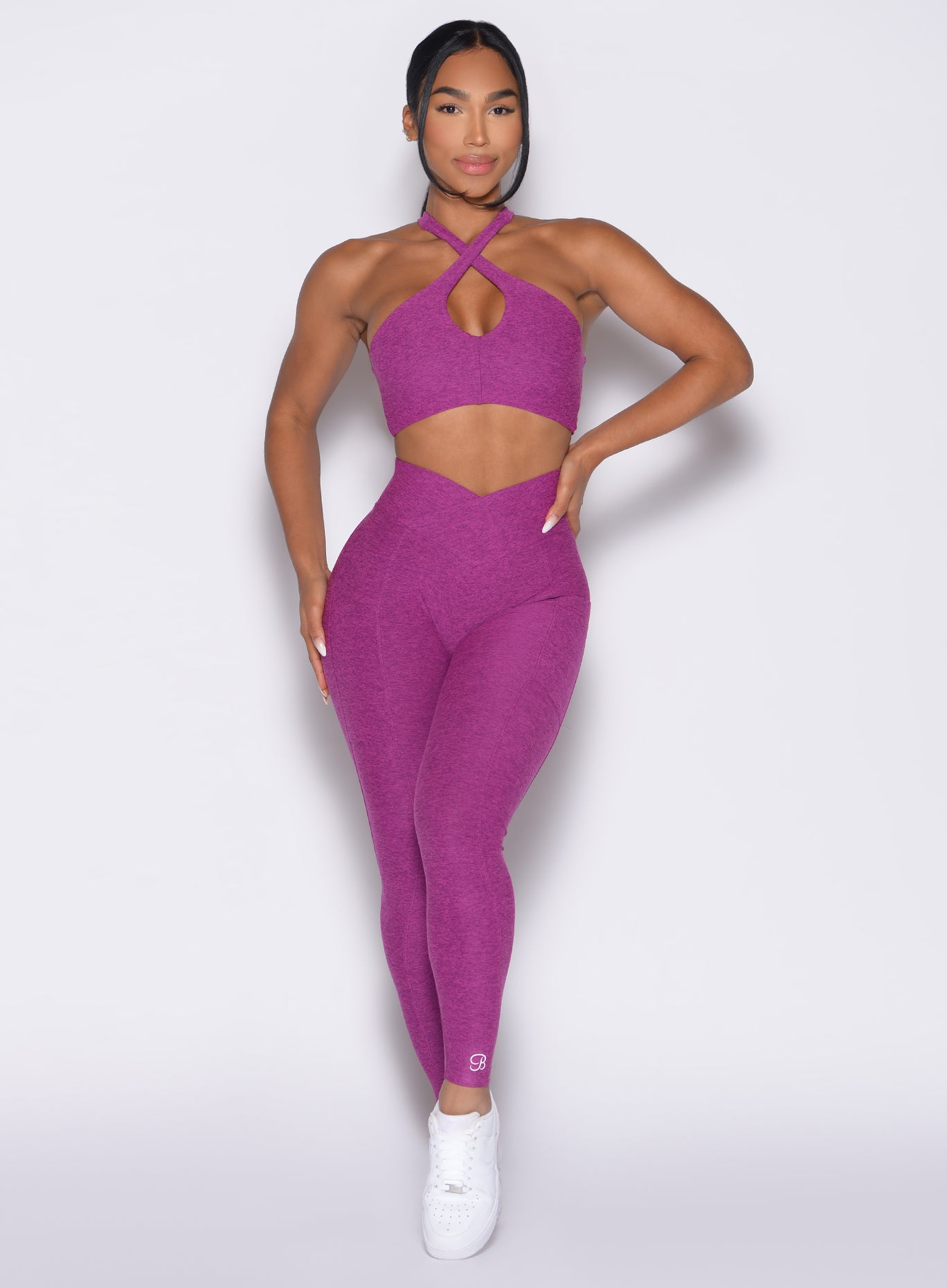 Contour Leggings | Bright Plum | Bombshell Sportswear
