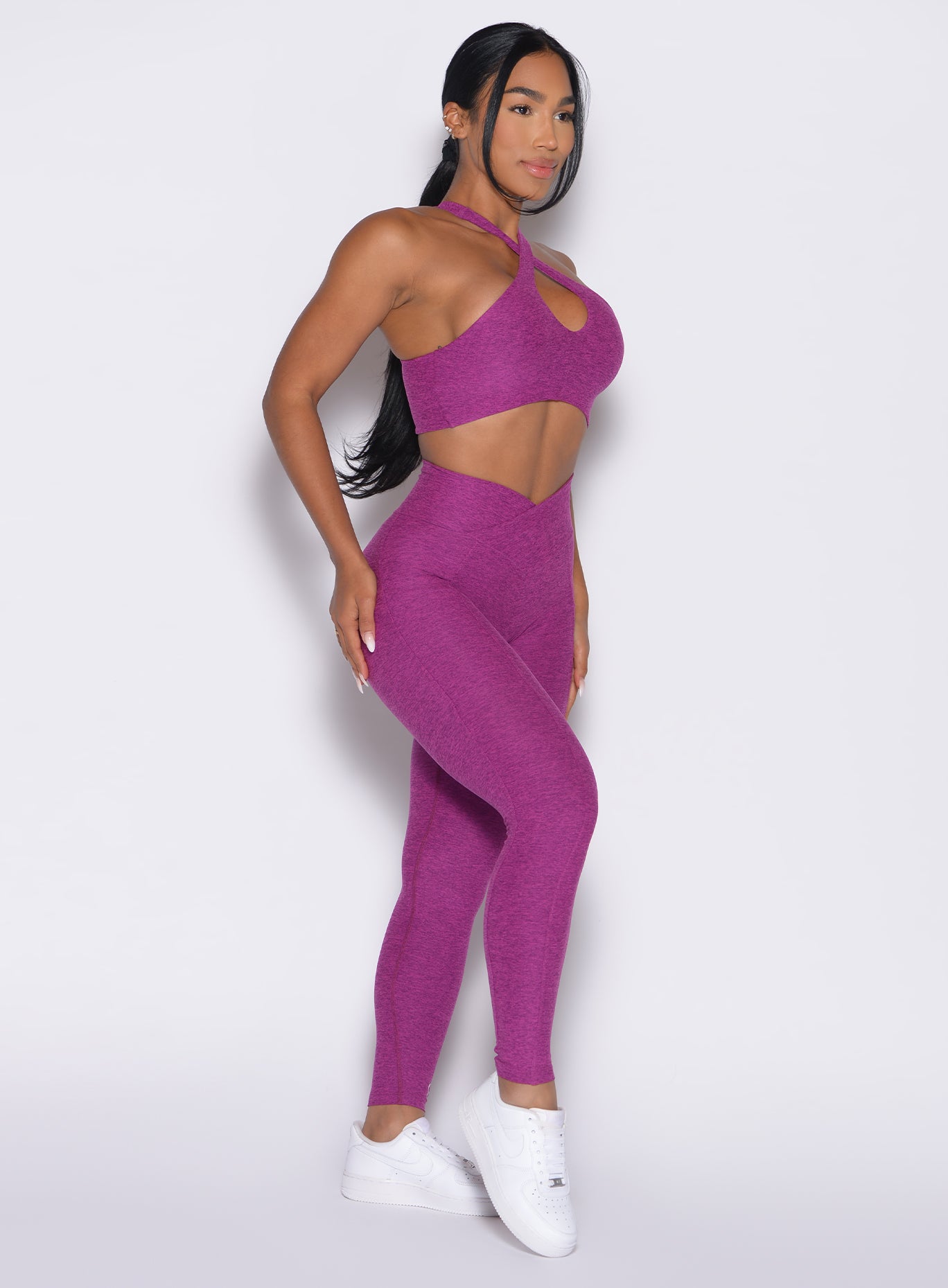 Contour Leggings | Bright Plum | Bombshell Sportswear