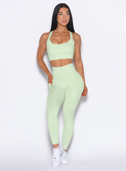 Curves 2.0 Leggings | Cool Matcha | Bombshell Sportswear