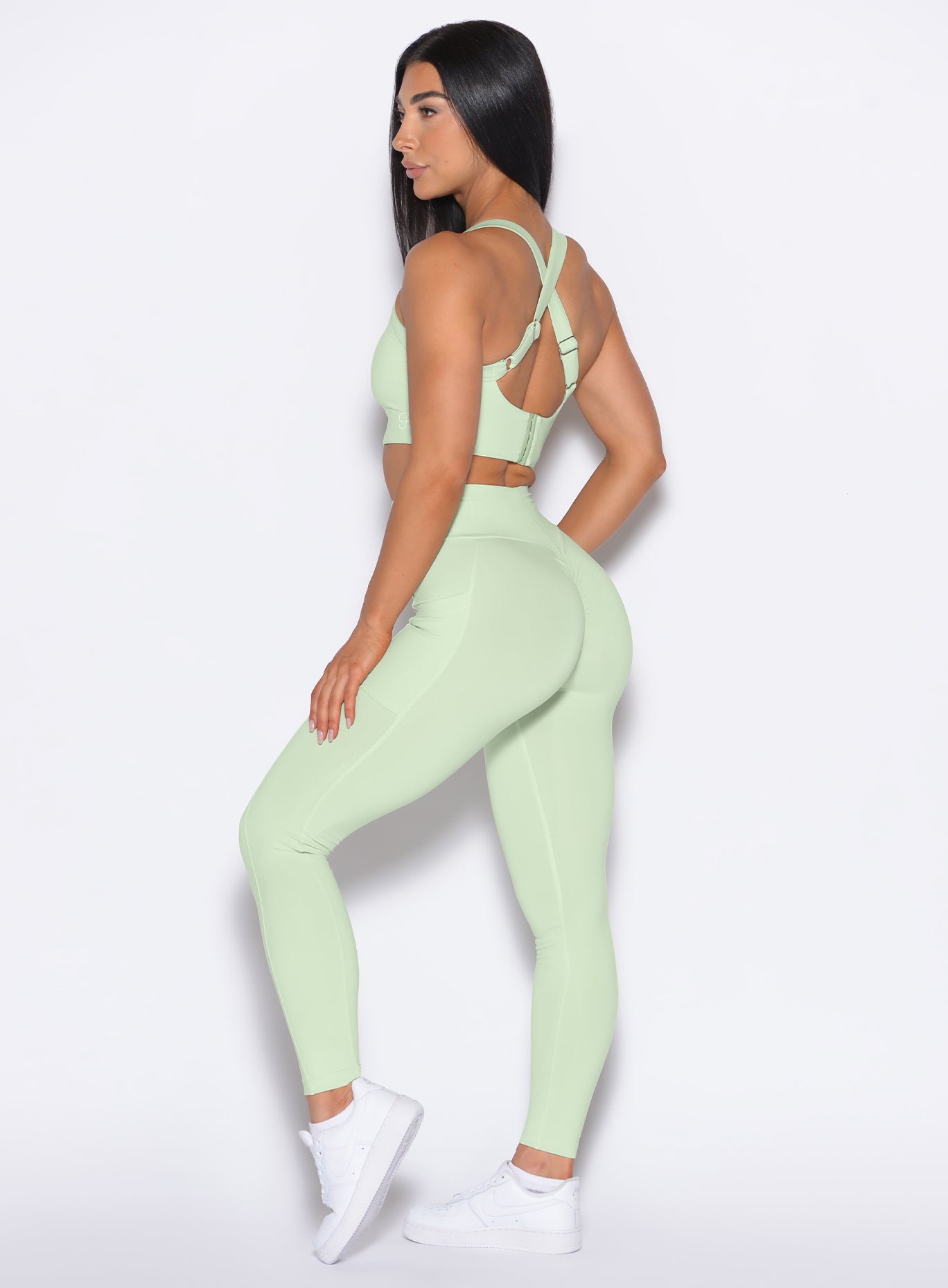 Curves 2.0 Leggings | Cool Matcha | Bombshell Sportswear
