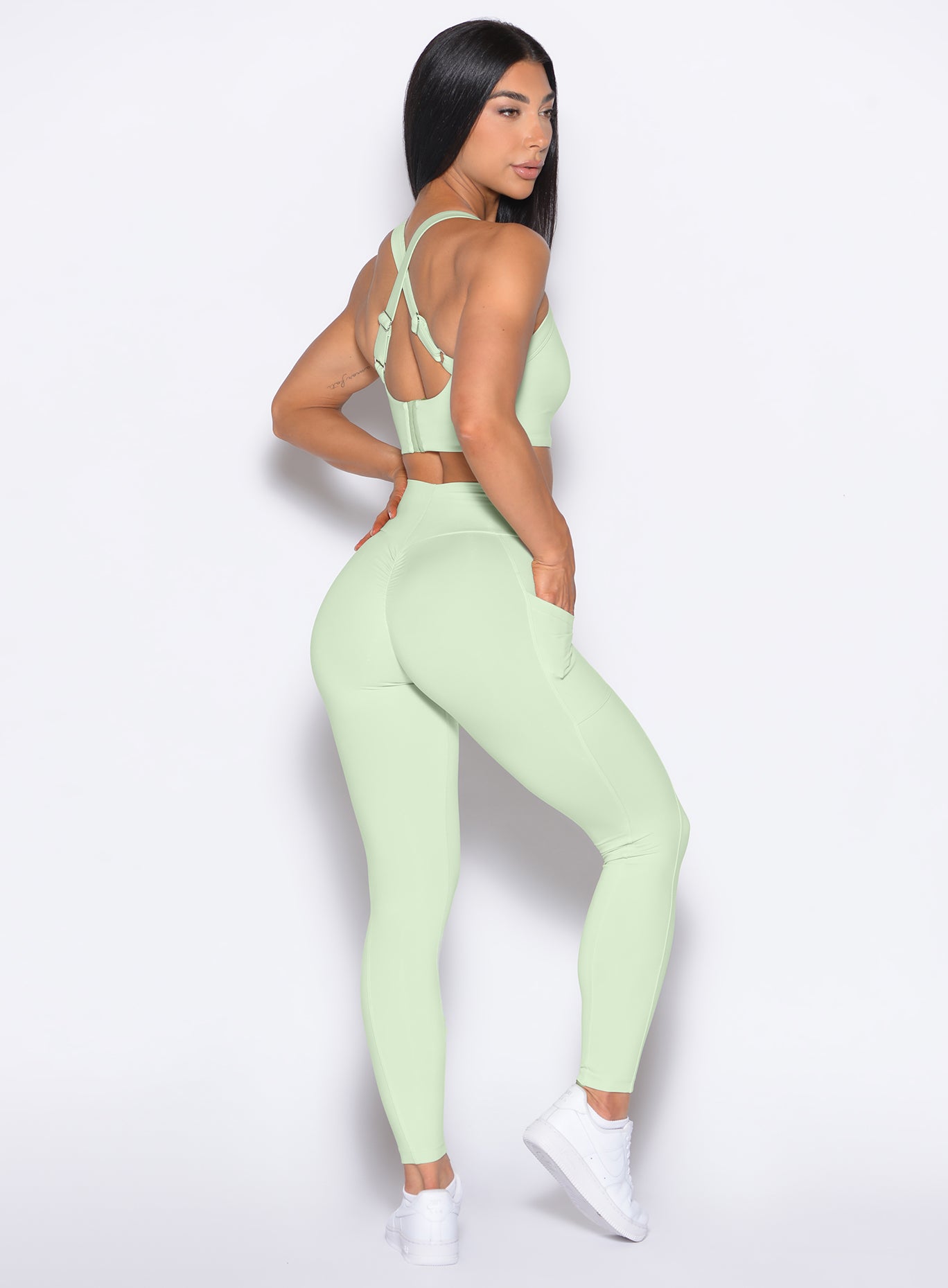 Curves 2.0 Leggings | Cool Matcha | Bombshell Sportswear