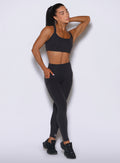 Obsidian Black Curves 2.0 Leggings deliver high-waisted support with buttery sculpting comfort