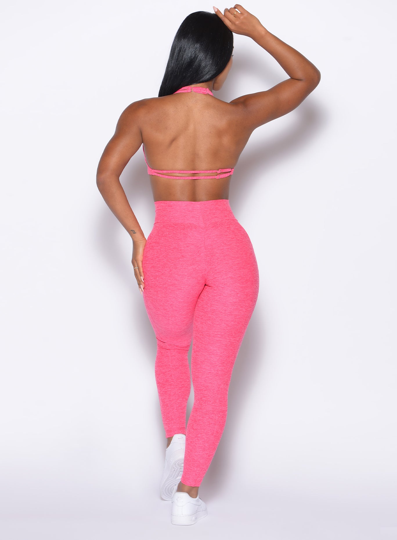 Neon Flame Curves 2.0 Leggings featuring a sculpting scrunch butt and high-waist performance fit.