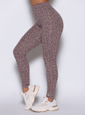 Fit Leggings in London Fog Cheetah featuring a high-waisted, sculpting fit and internal scrunch.