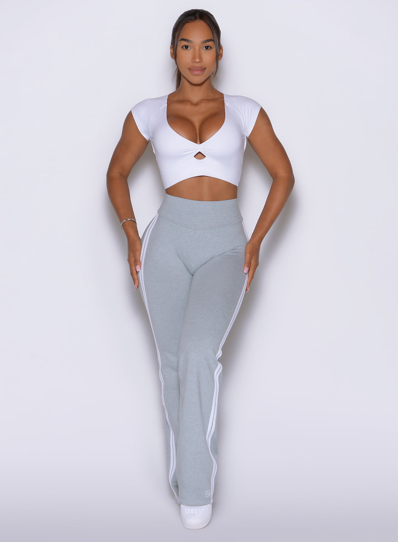 Designed for gym-to-street wear, these Ice Queen leggings balance support with a fluid drape