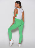 Neon Miami Beach Lift Movement Leggings showing a back side view of the sculpting glute lift.