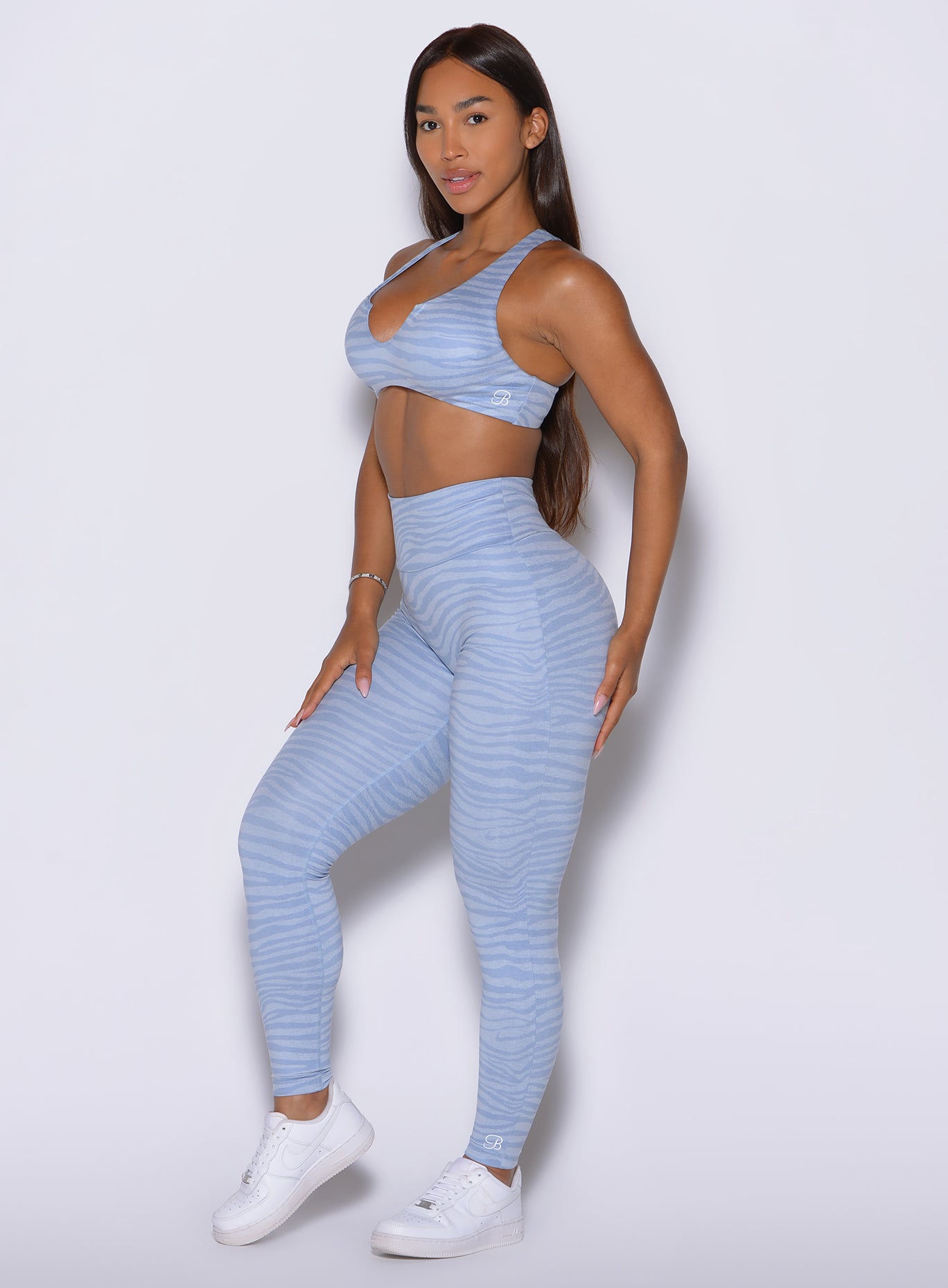 Confidence moves with every rep in Lift Movement Leggings, blending soft stretch with Niagara Mist zebra