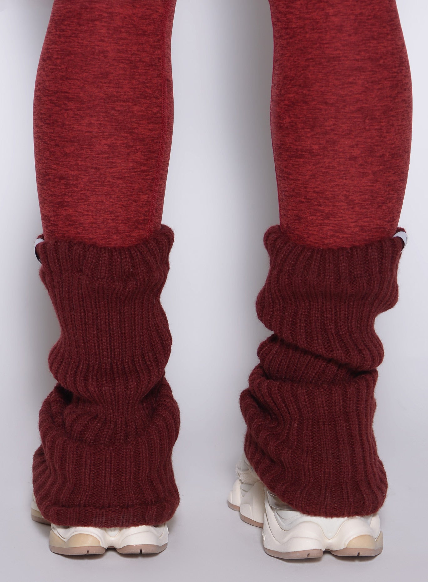 Rouge Luxe Leg Warmers Short; plush ribbed knit designed for stylish warmups and cozy layering.