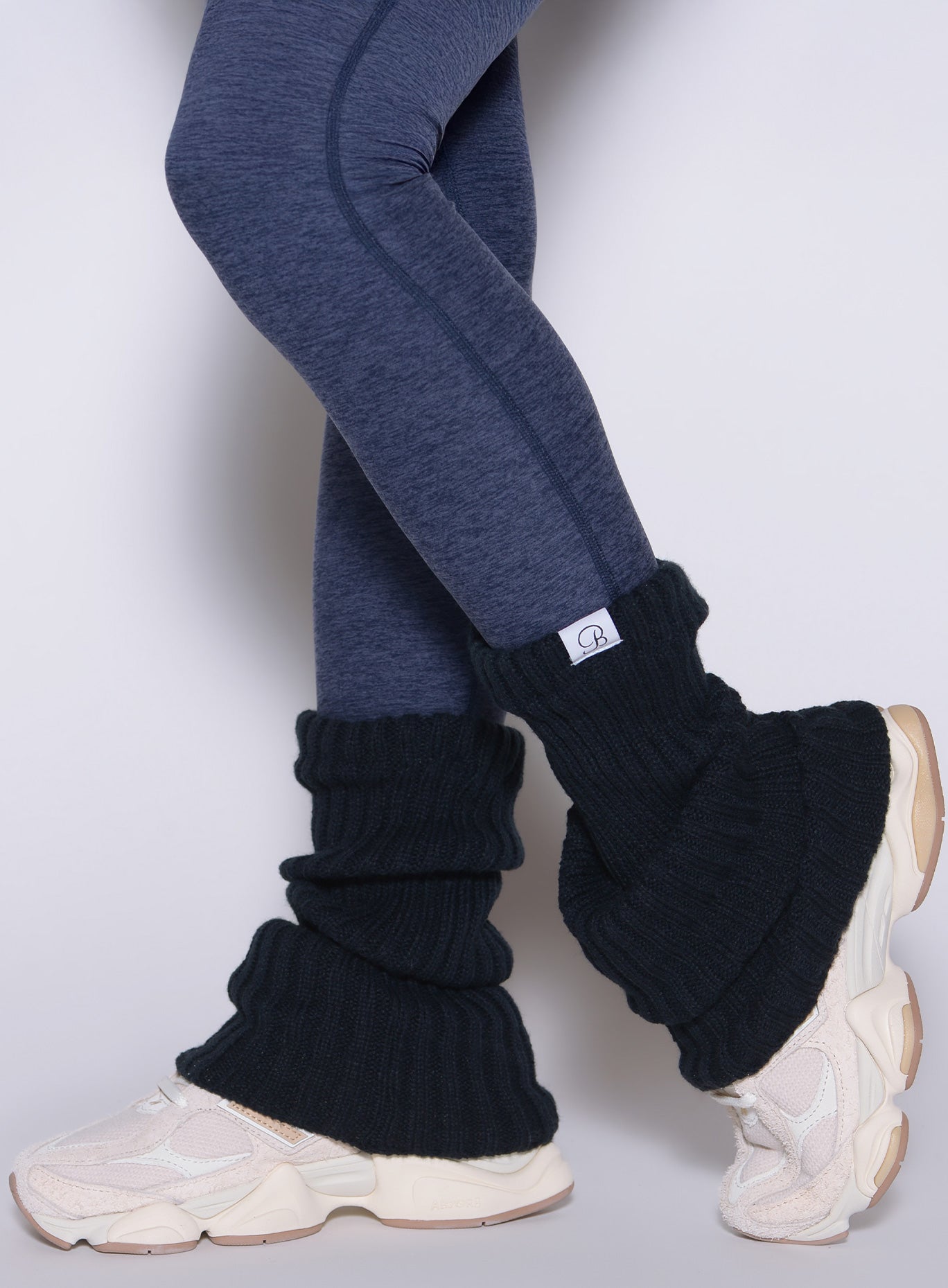 Luxe Leg Warmers - Short | Space Blue | Bombshell Sportswear
