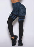 Night Sky Cheetah print detail on Perform Thigh-Highs Leggings with soft sculpting stretch