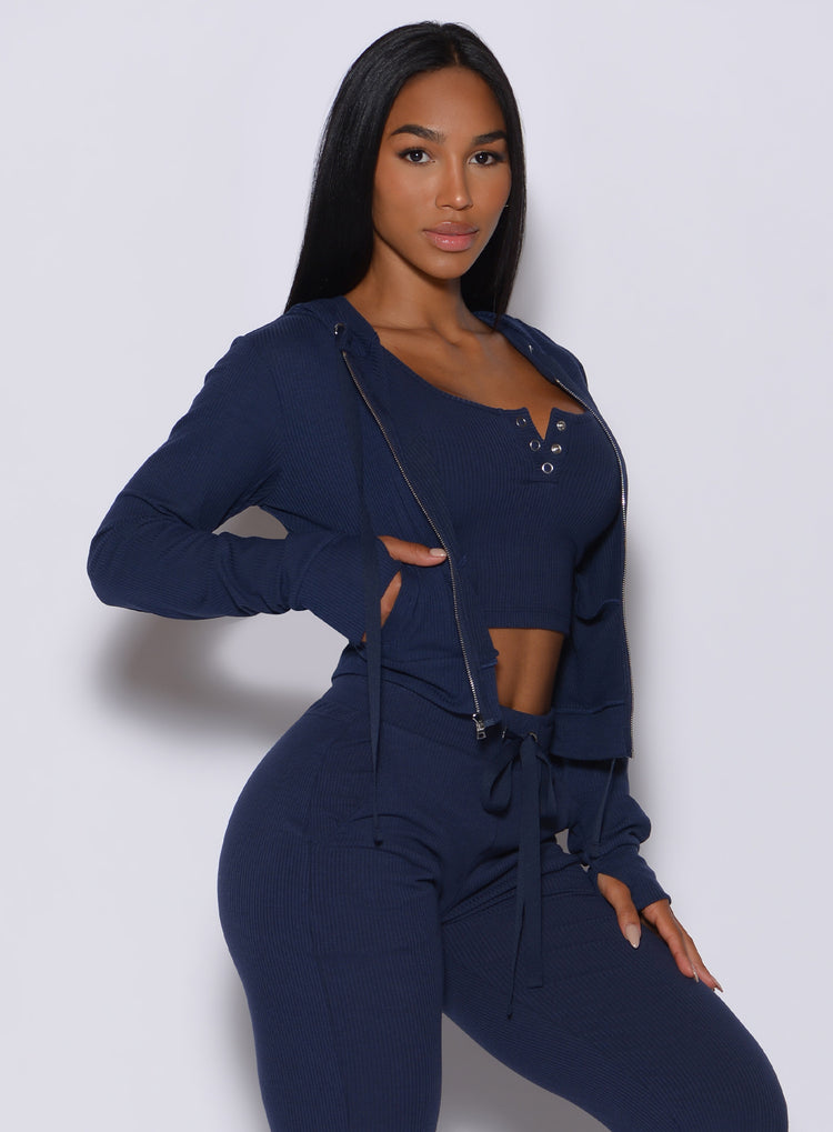 Blazer Léger Femme Joyce Sportswear - Taille 10, Vert à Carreaux, Manches Longues - Occasion Très Bon état (manques 2 Boutons)