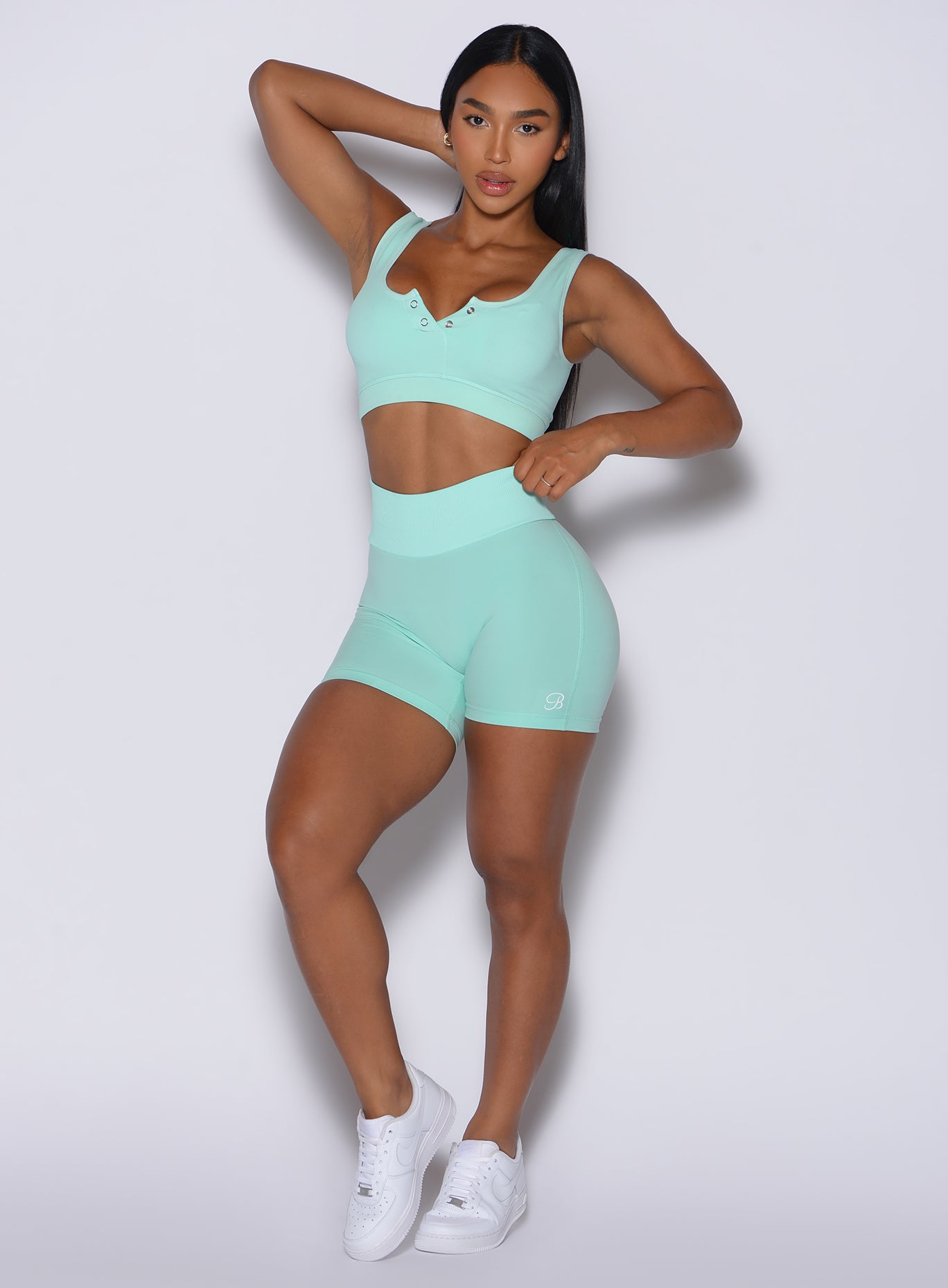 Bombshell スクランチ　ショーツ Figure Scrunch Short | Spring Mint | Bombshell Sportswear