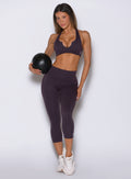 High-waisted Black Orchid capris offer a snatched fit and body-contouring for peak performance