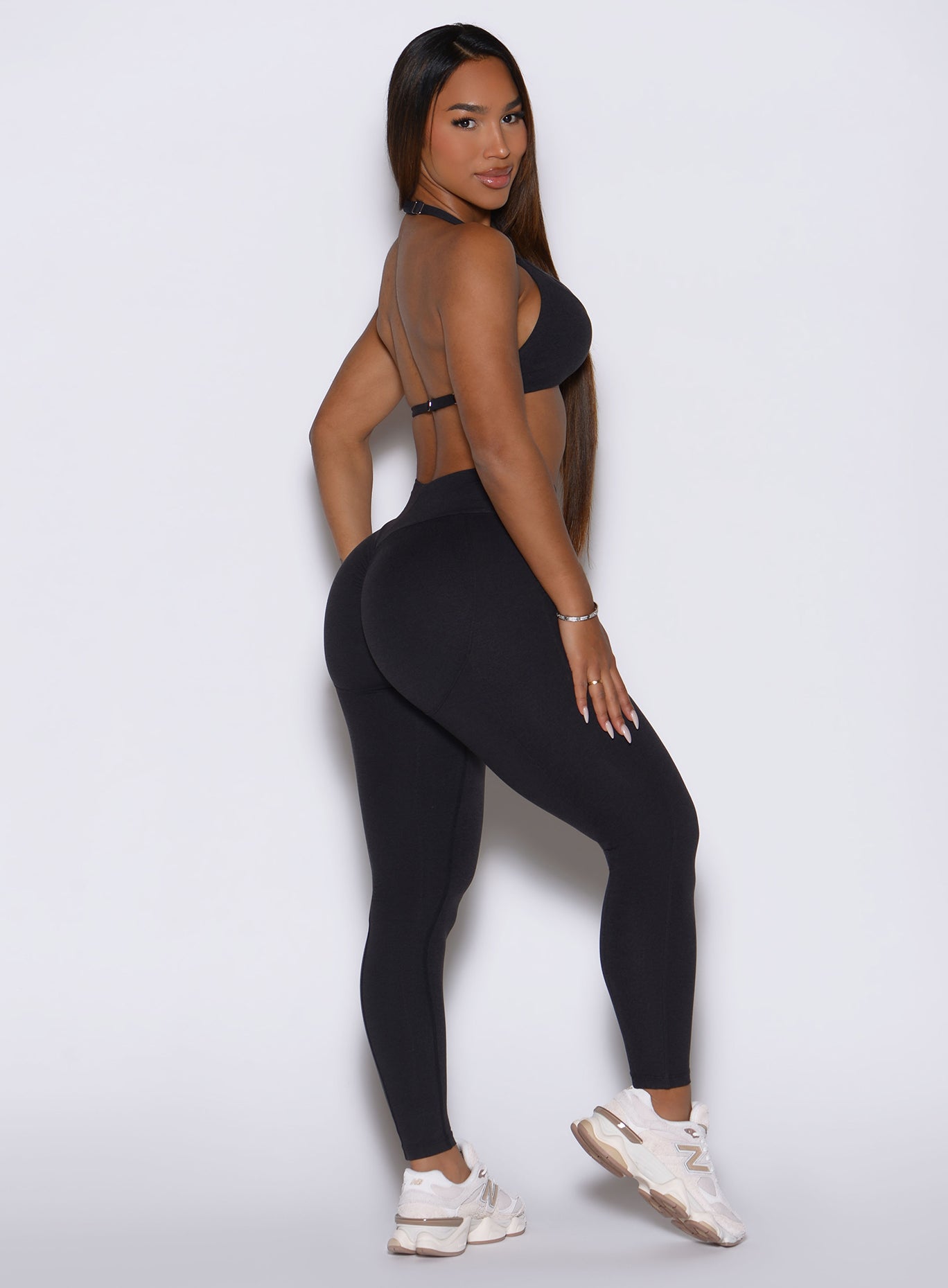 Black High Waist Soft Workout Leggings | Bombshell Sportswear