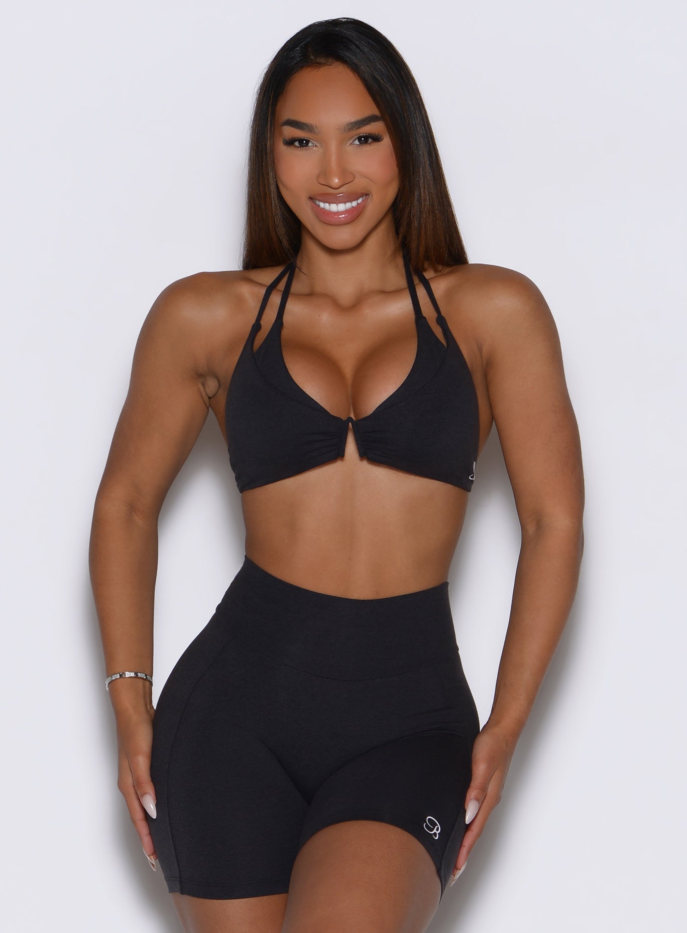 Voltage Sports Bra | Obsidian Black | Bombshell Sportswear