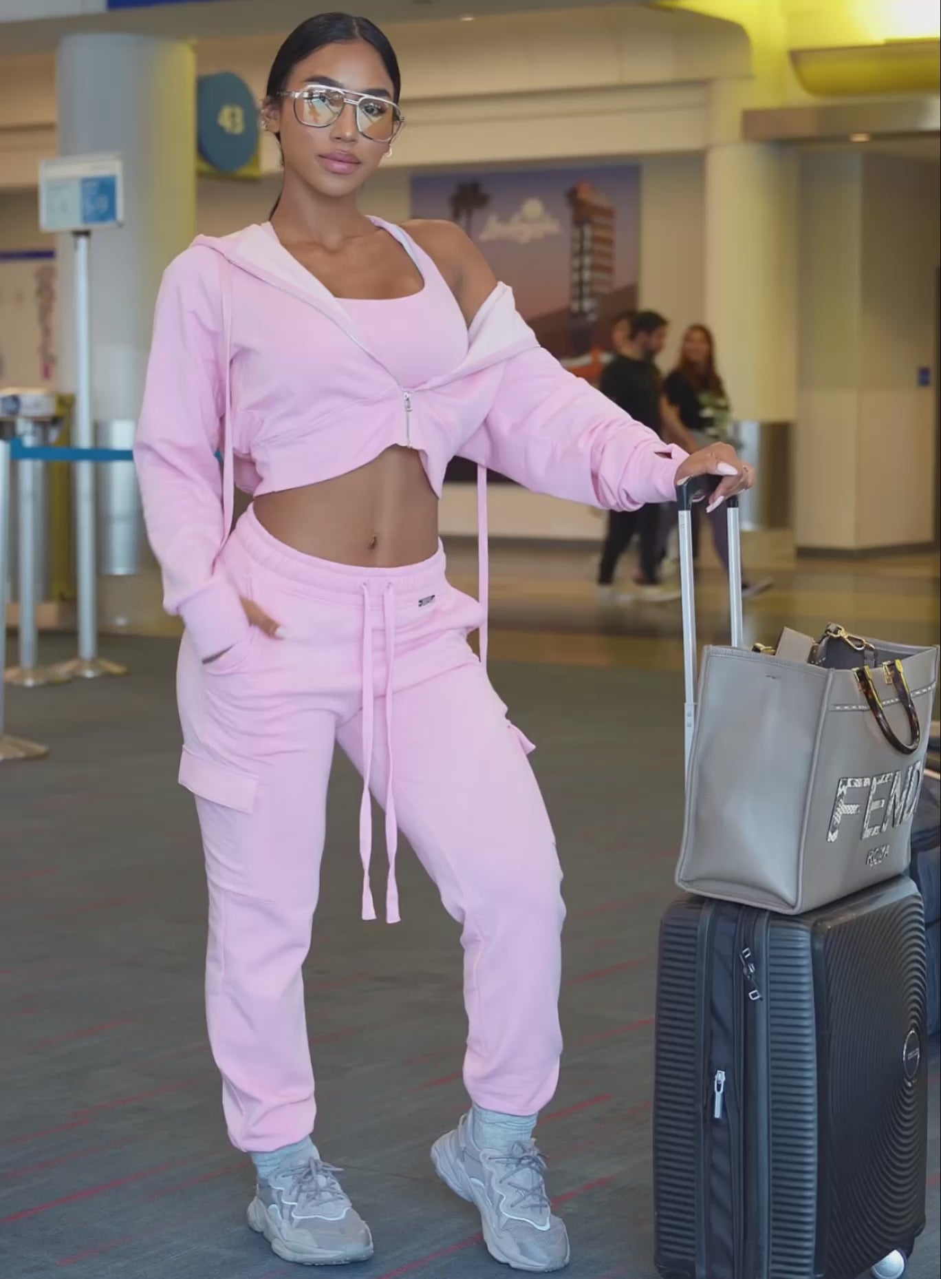Sweat Joggers | Tickled Pink | Bombshell Sportswear