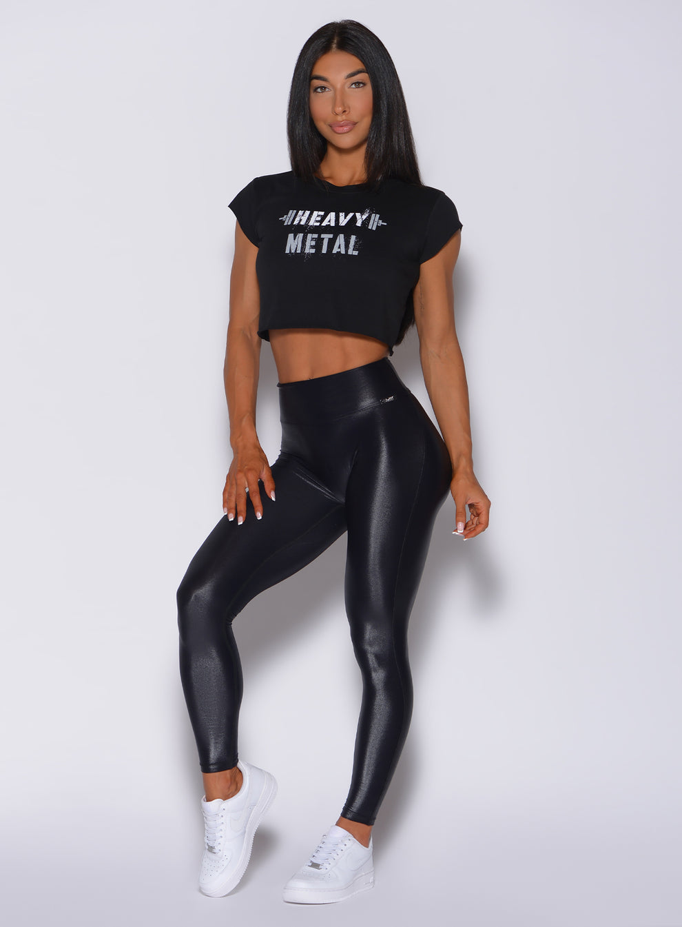 Gloss Leggings Gloss Black Bombshell Sportswear