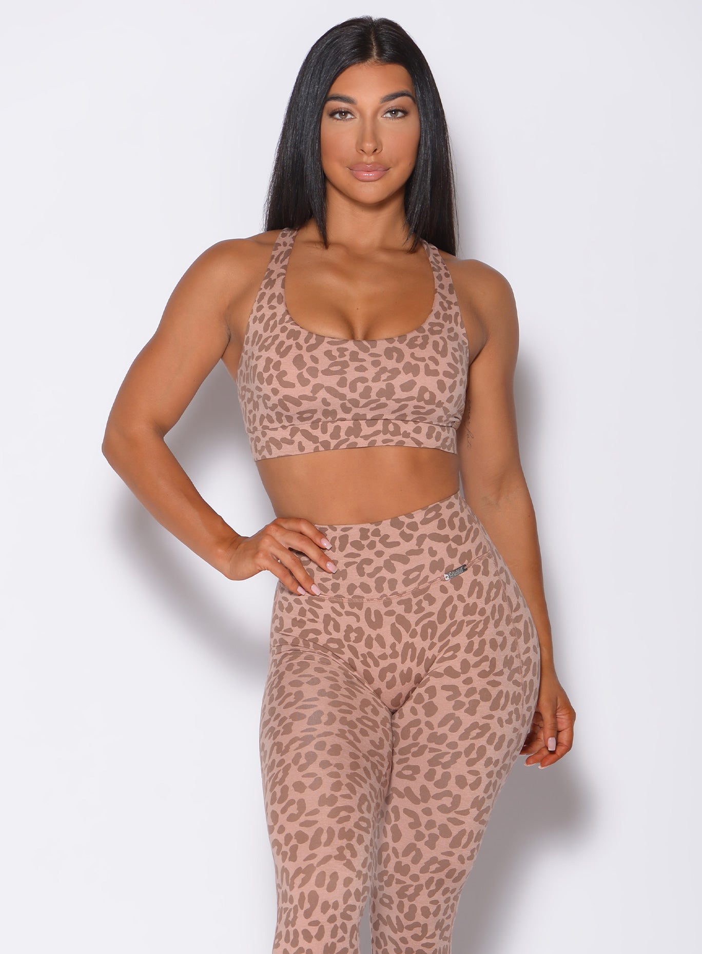 Cheetah Racerback Bra - colorgroup