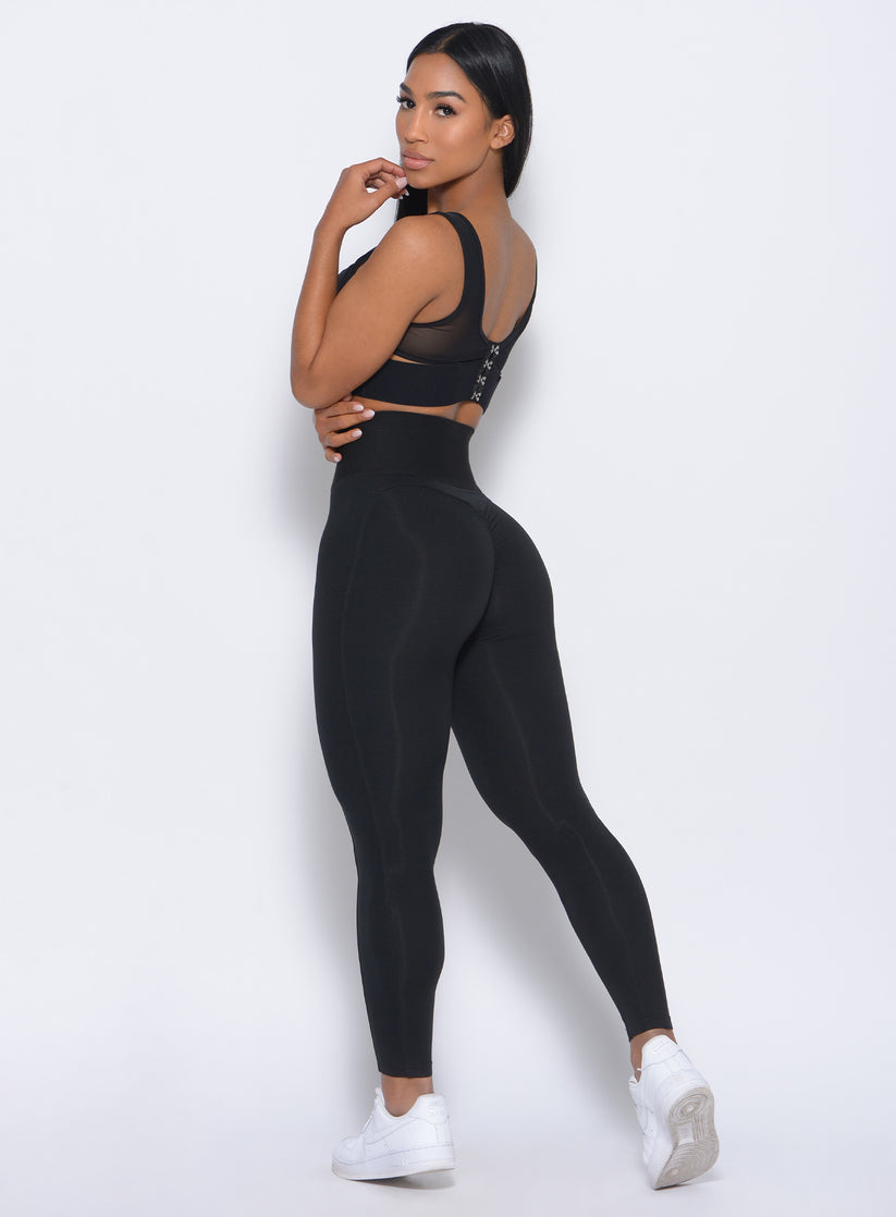 Waist Cincher Leggings Black Bombshell Sportswear